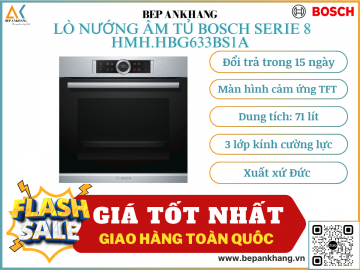 Lò nướng âm tủ Bosch HMH.HBG633BS1A - Germany